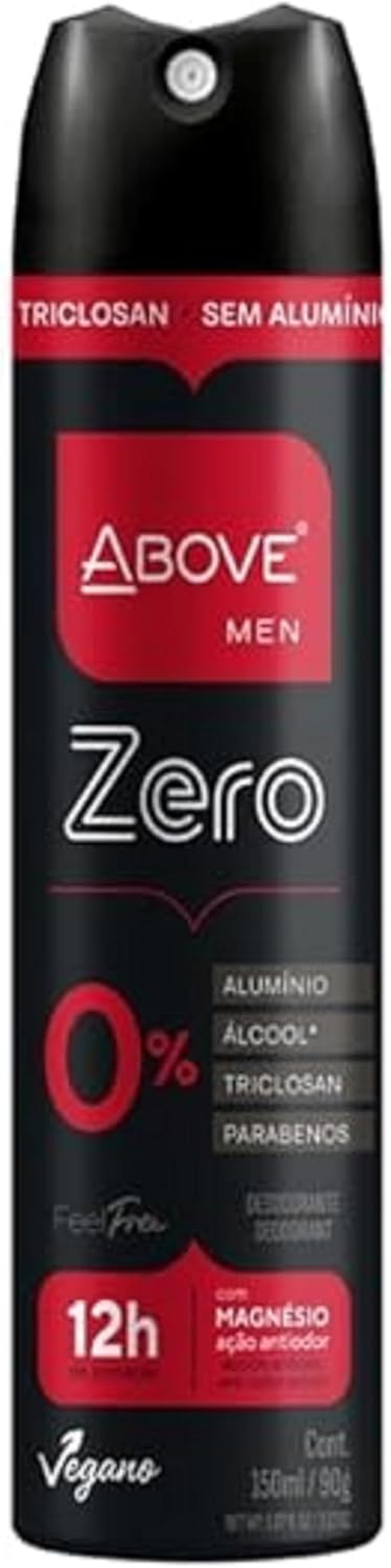 ABOVE Feel Free Zero, 3.17 Oz - Spray Deodorant for Men - 12-Hour Protection - No Stain - Dry Spray - Aluminum Free Deodorant Spray - Cruelty-Free image number 3