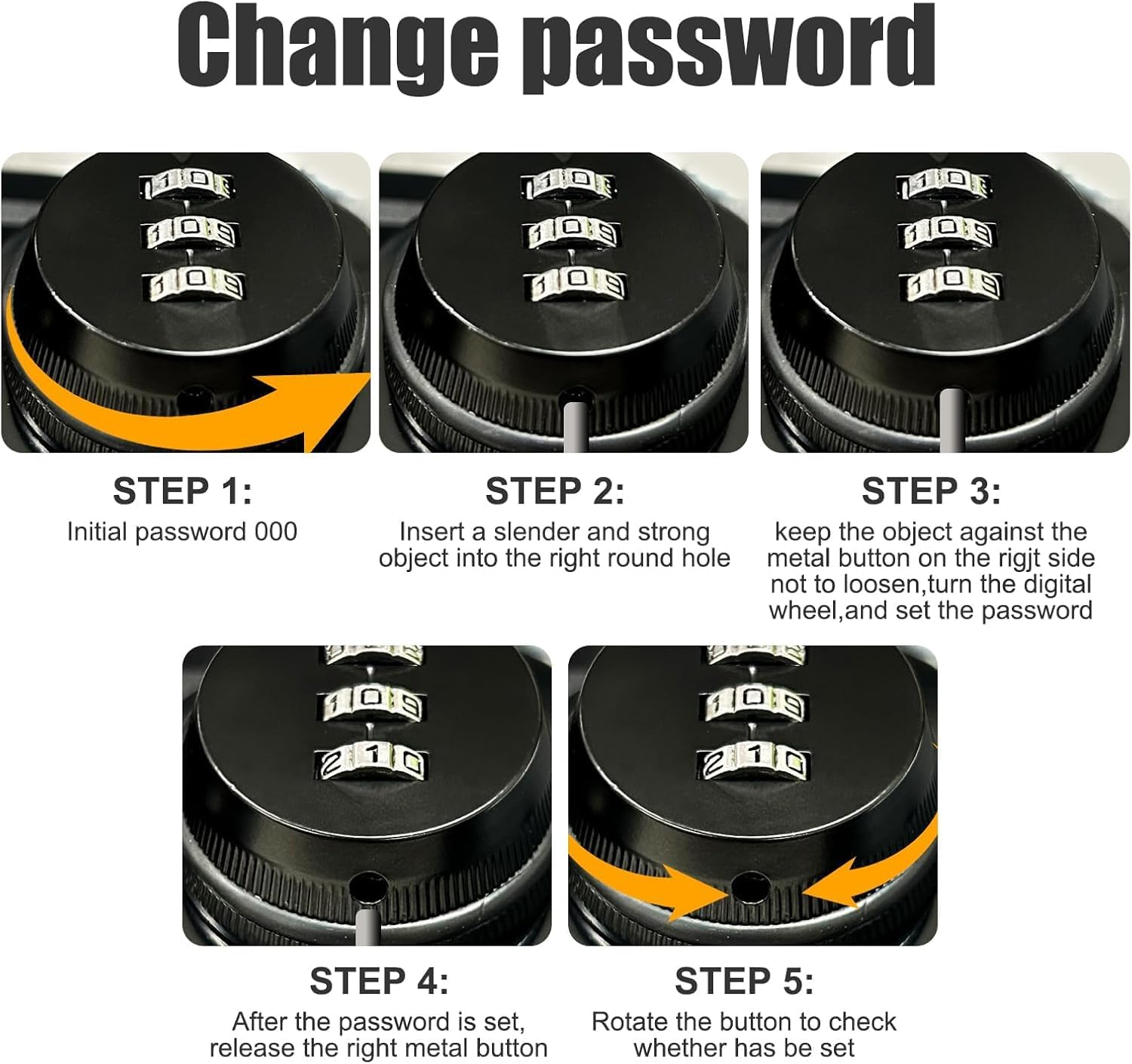 B-Qtech EV Charger Holder Wall Mount for Type 2, Nozzle Holster Dock with Anti-Theft Combination Lock, EV Charger Control Holder & Cable Organizer image number 5