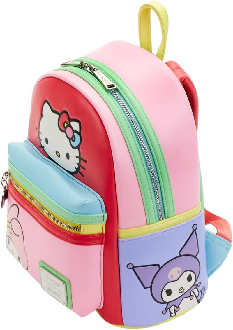 Loungefly - Hello Kitty - Hello Kitty and Friends Color Block Mini Backpack image number 3