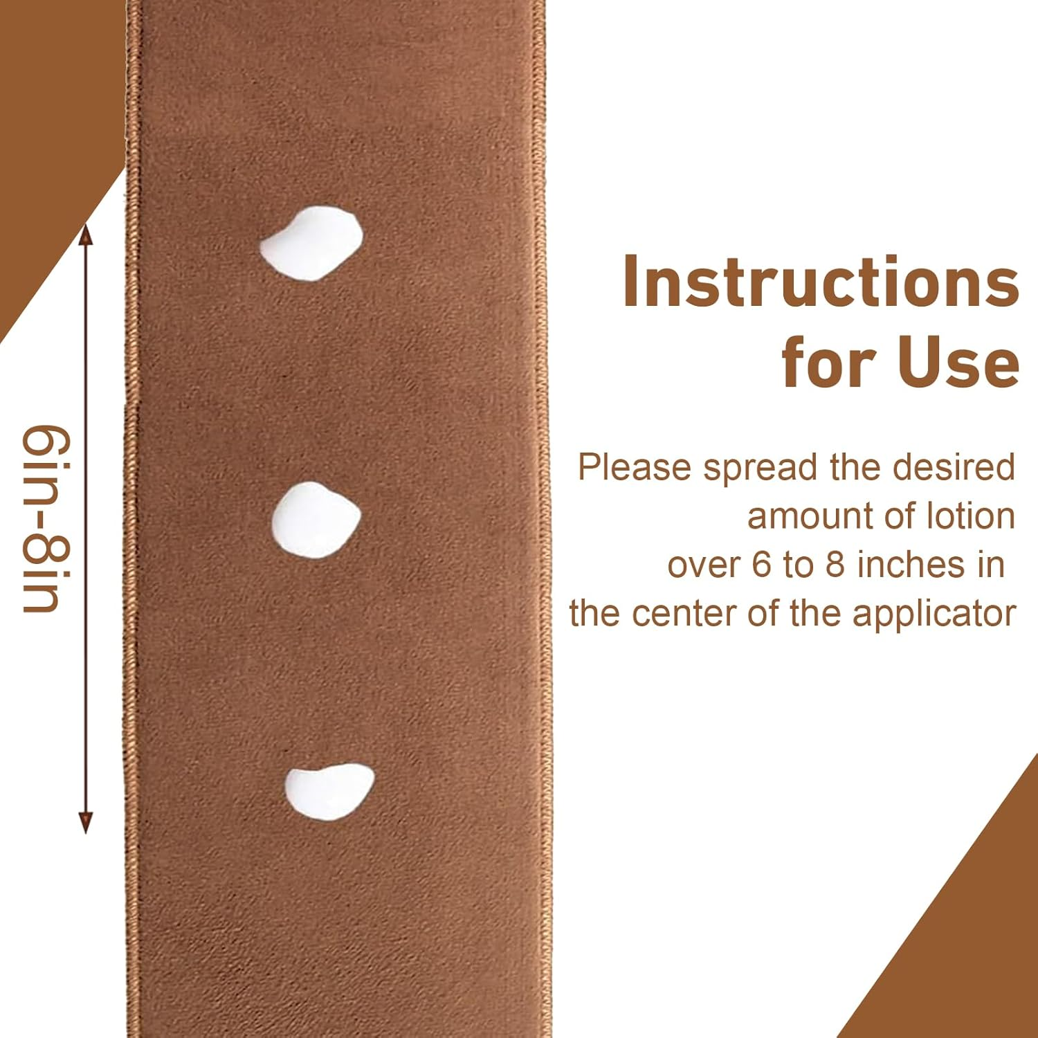 Tanning Mitt & Back Lotion Applicator - Evenly Apply Self Tanner for a Natural, Streak-Free Bronzed Glow image number 4