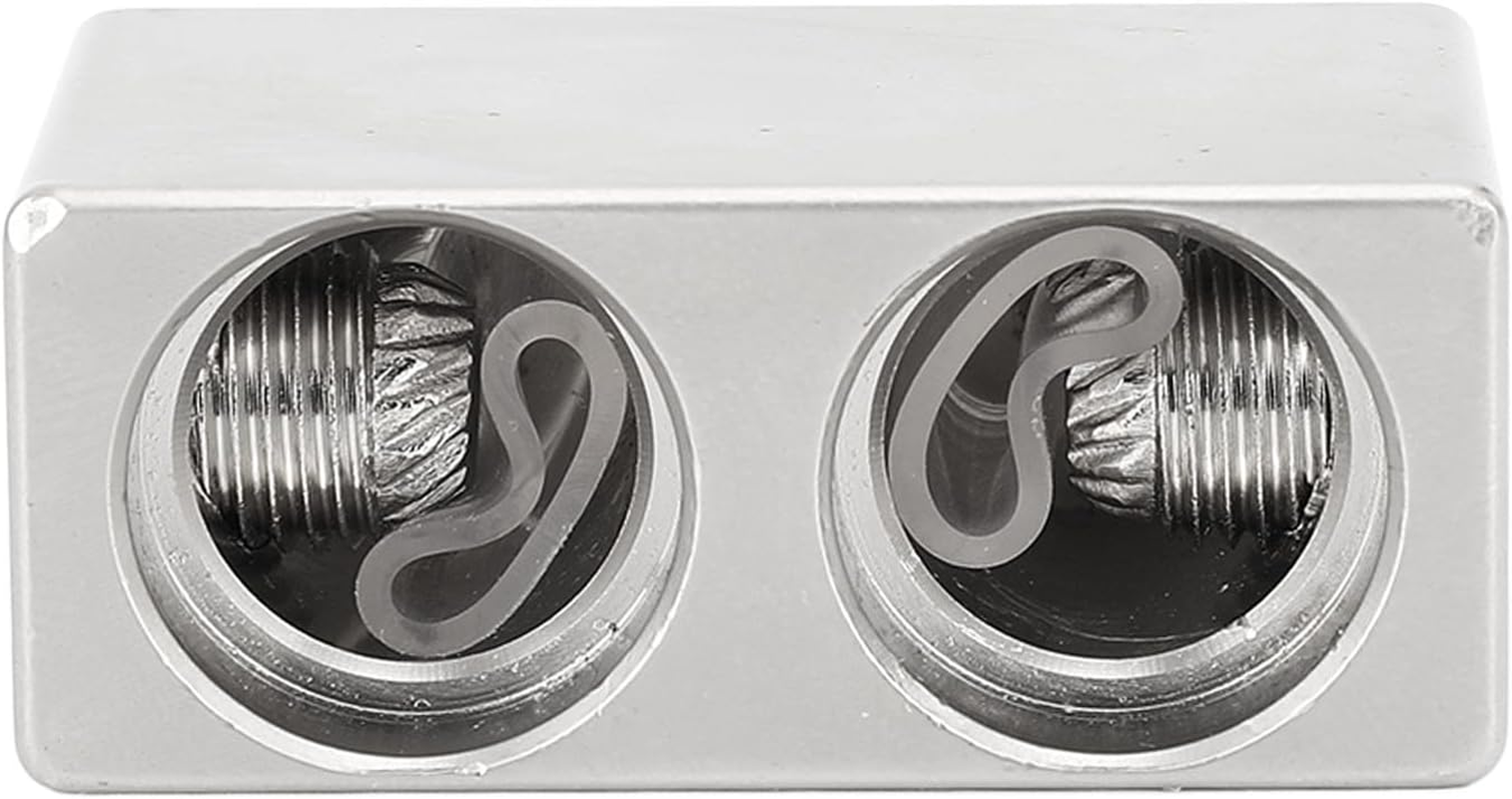 Shenruifa 2Pcs Car Audio Amp Input Reducers Dual 1/0 Gauge to 1/0 Gauge Wire Reducer Power and Ground Input Adapter for Car Audio Universal image number 5