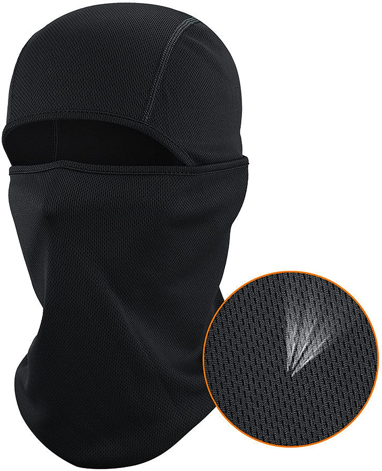 Ski Mask,Balaclava Face Mask,Breathable Mesh Cooling Neck Gaiter, Ski Motorcycle Cycling Balaclava Face Mask UV Protection for Men Women Sun Hood