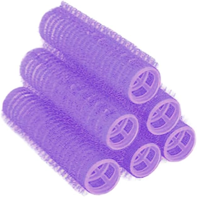Mini Hair Rollers, Assorted Color, 12 Piece Set - Self Grip Velcro Hair Curlers, Durable Plastic Material, Compatible with Popular Models - Compact Design for Styling - Unron image number 3