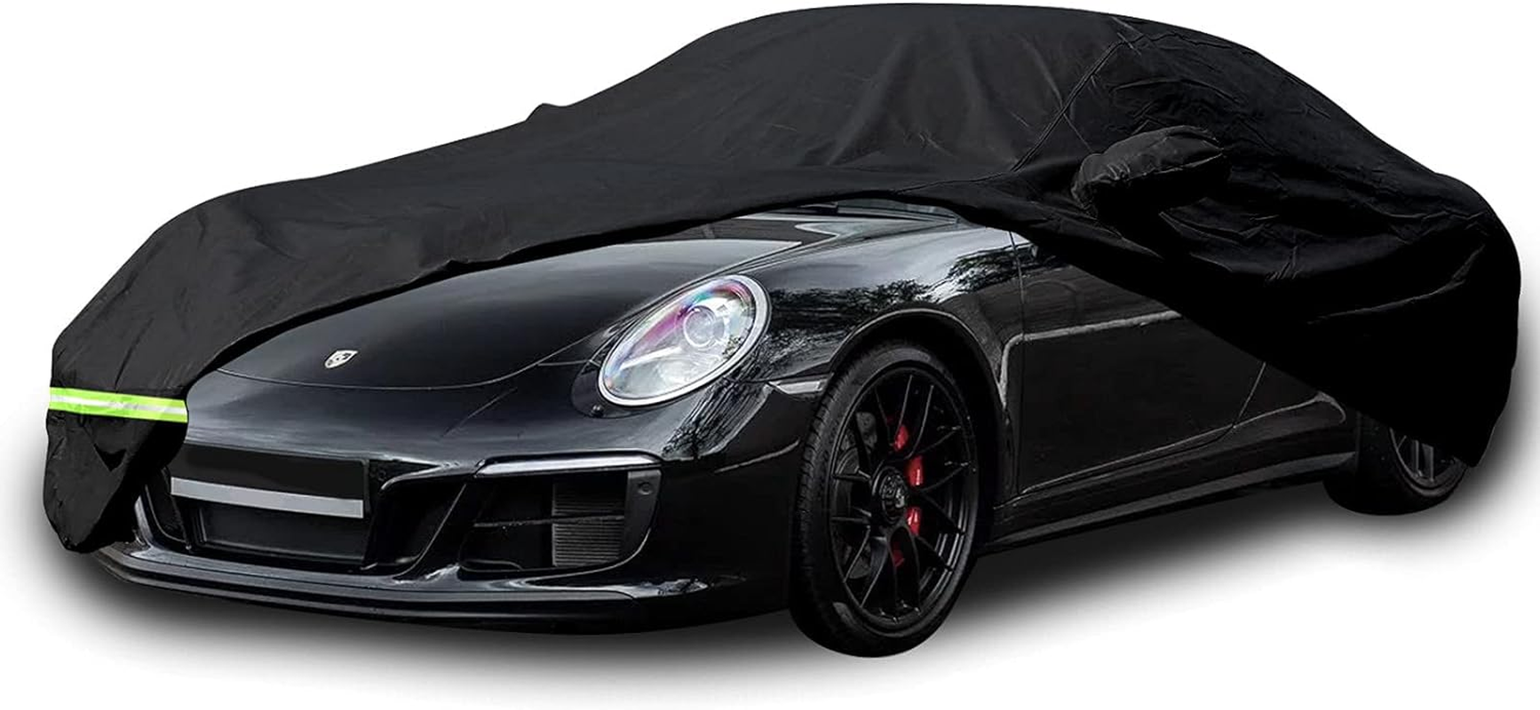 Waterproof Car Covers for 1998-2026 Porsche 991/992/996/997 Series Carrera/Targa/Turbo/Gts 210T Cover Customer Fit 100% Waterproof Car Covers with Zipper Door & Windproof Strap （911） image number 1