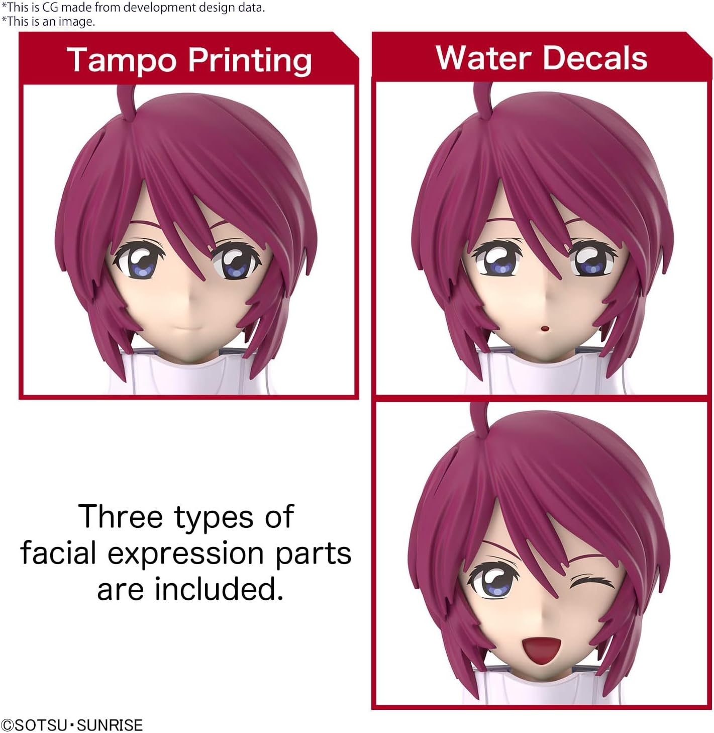 BANDAI HOBBY Gundam Figure-Rise Standard Gundam Seed Destiny LUNAMARIA Hawke image number 4