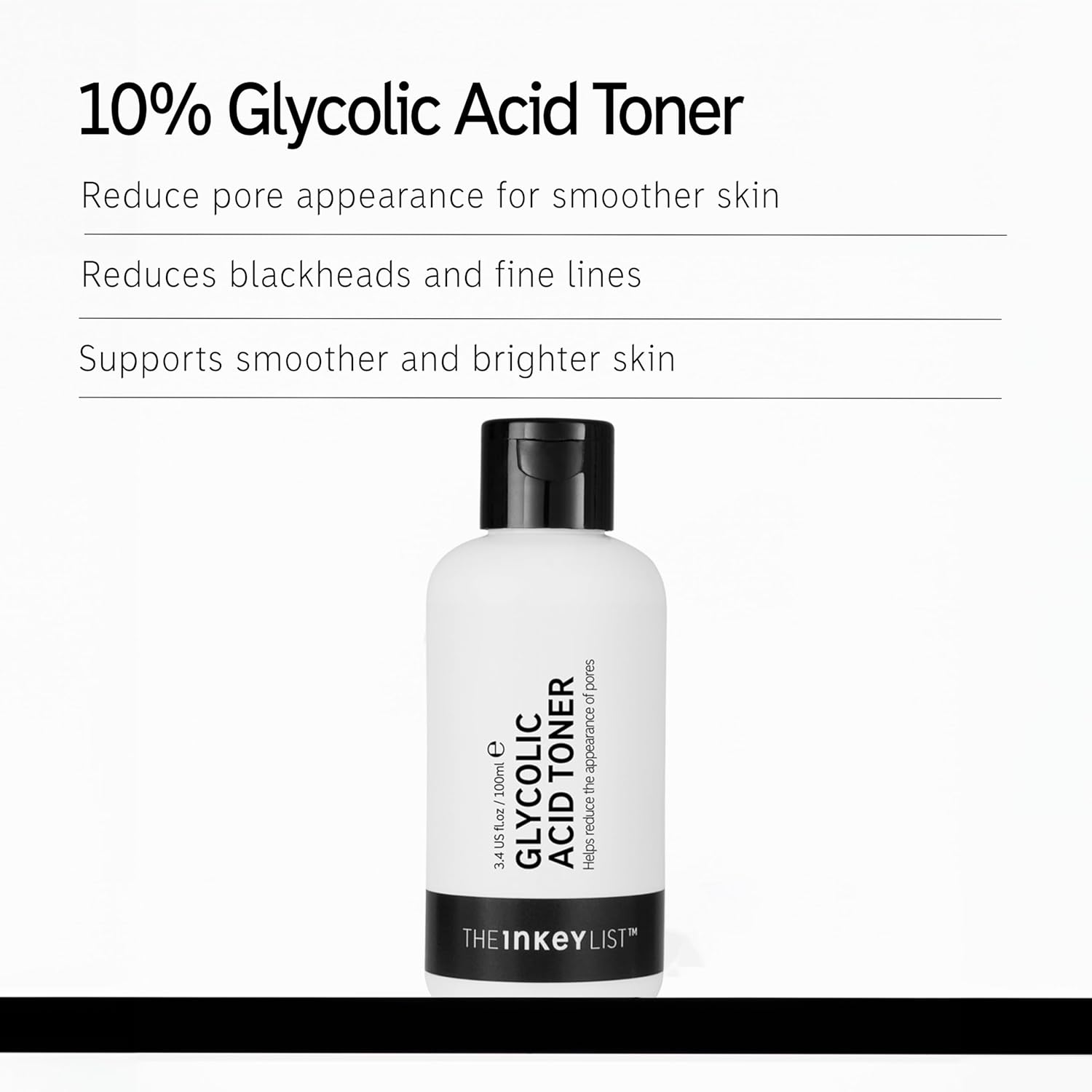 The INKEY List 10% Glycolic Acid Toner 100 Ml image number 5