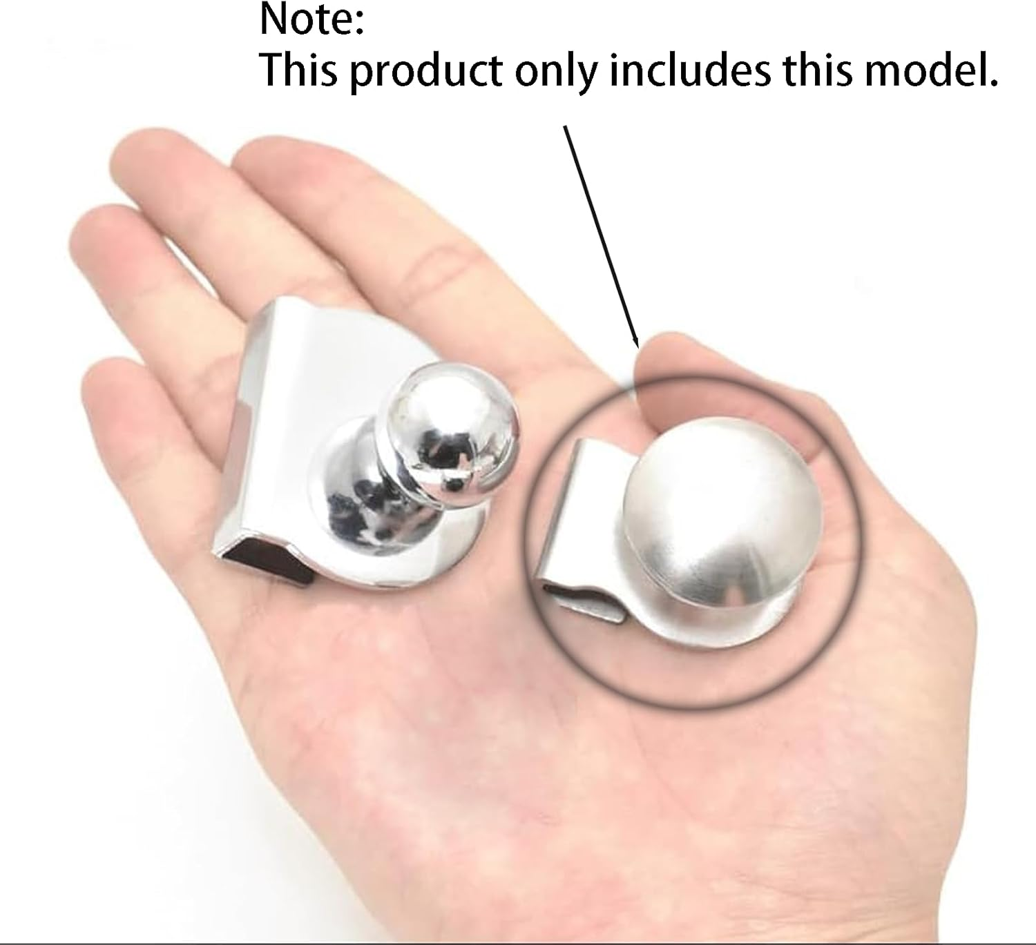 2Pcs Durable Glass Door Clip Pull Handle - Elegant Design for Comfortable Grip on Cabinets, Showers & Sliding Glass Doors, Kitchen and Bathroom Hardware Accessories image number 5