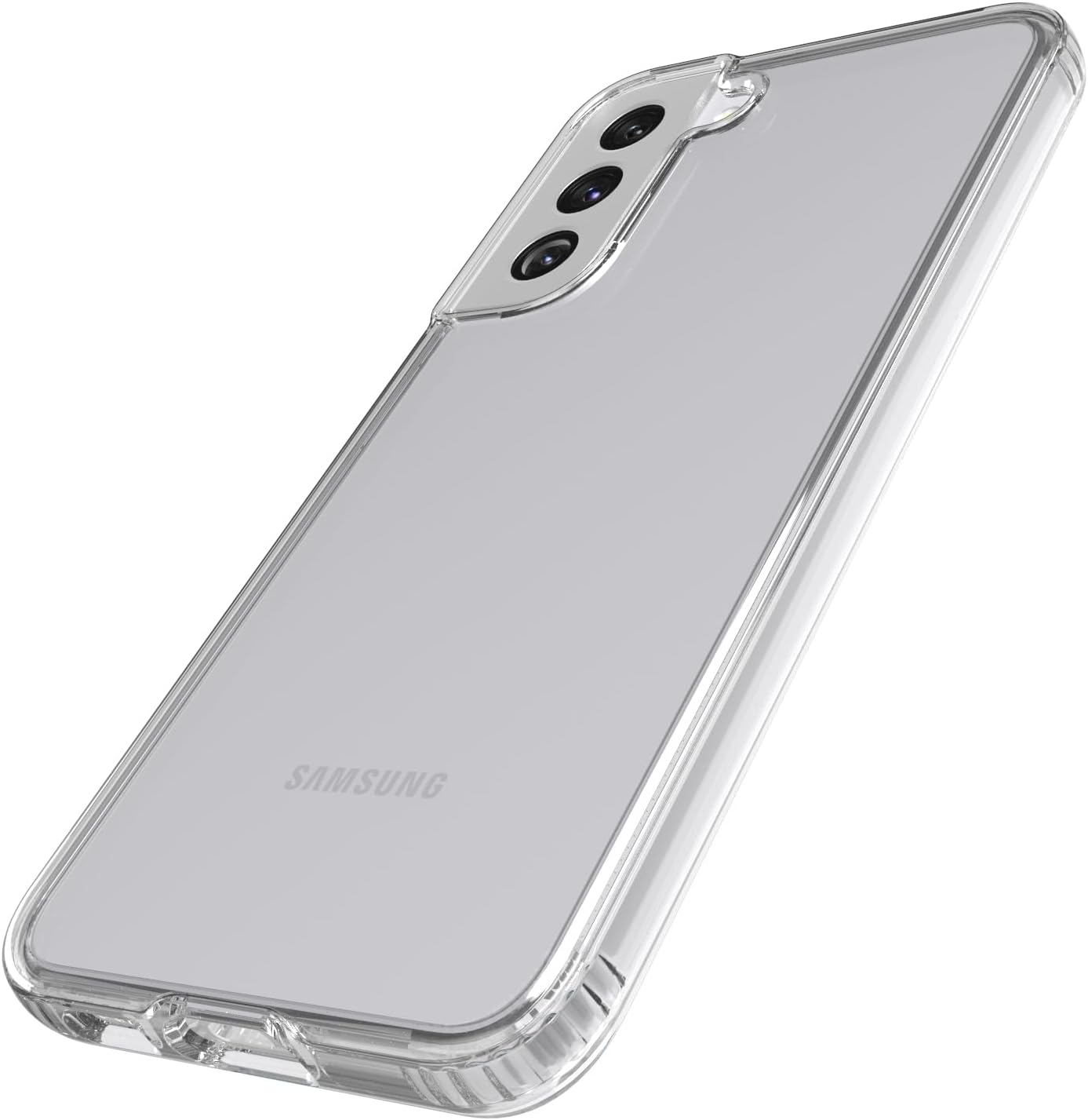 Tech21 Evo Clear for Samsung Galaxy S22 plus &ndash; Clear and Protective Phone Case with 12Ft Multi-Drop Protection, Scratch-Resistant Shockproof image number 6