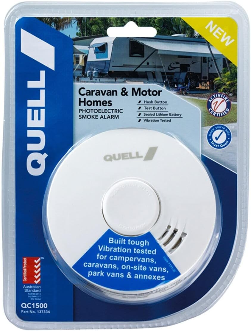 Quell QC1500 Caravan & Motor Home Photoelectric Smoke Alarm image number 1