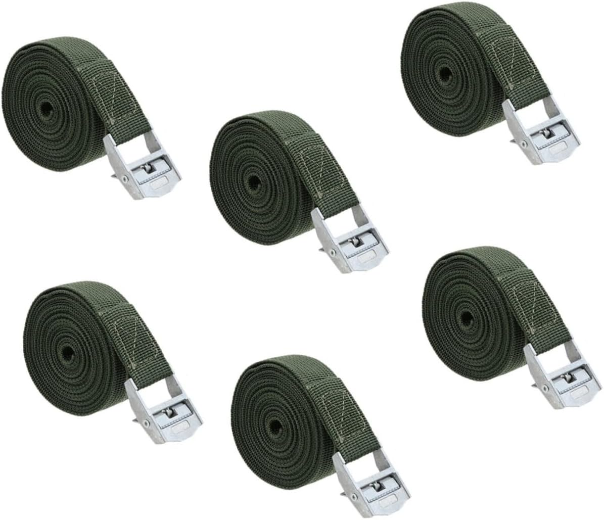 ANDRESLAD 6Pcs Luggage Tie Belt Car Luggage Fixing Belt Tightening Rope Cargo Strap image number 5