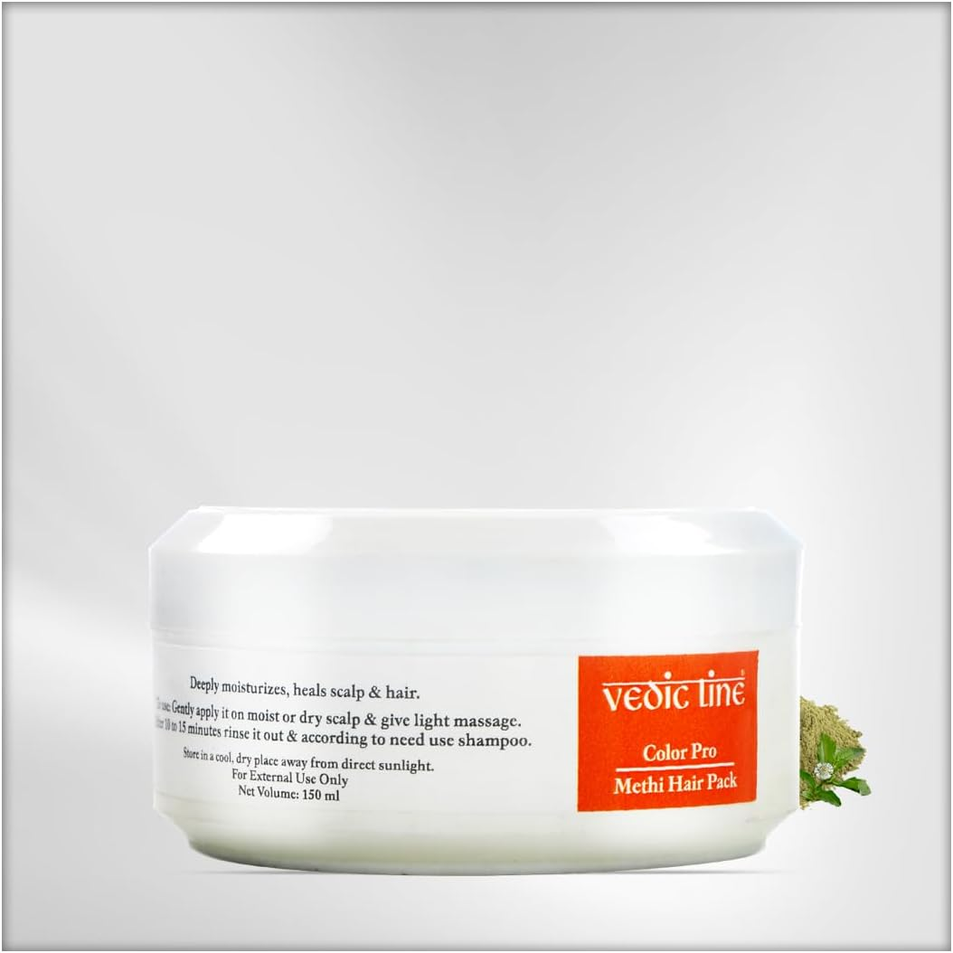 Vedicline Color Pro Methi Pack,Repair Damaged Hair &Texture, Control Hair Fall with Soya Oil & Bhringraj for Healthy Hair,150Ml