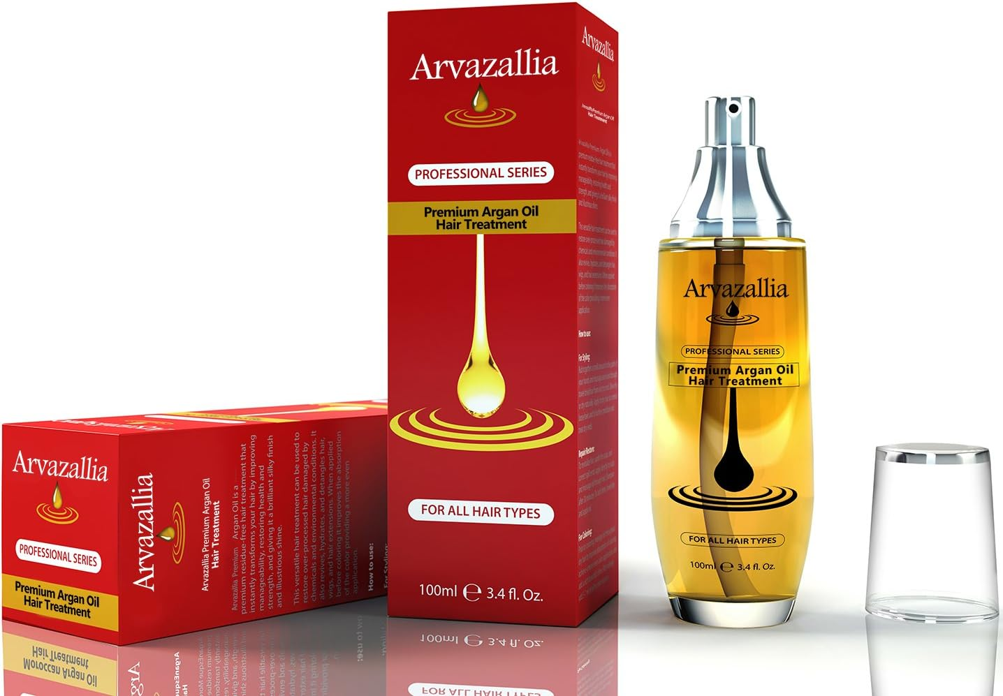 Argan Oil for Hair Treatment by Arvazallia Leave in Treatment & Conditioner