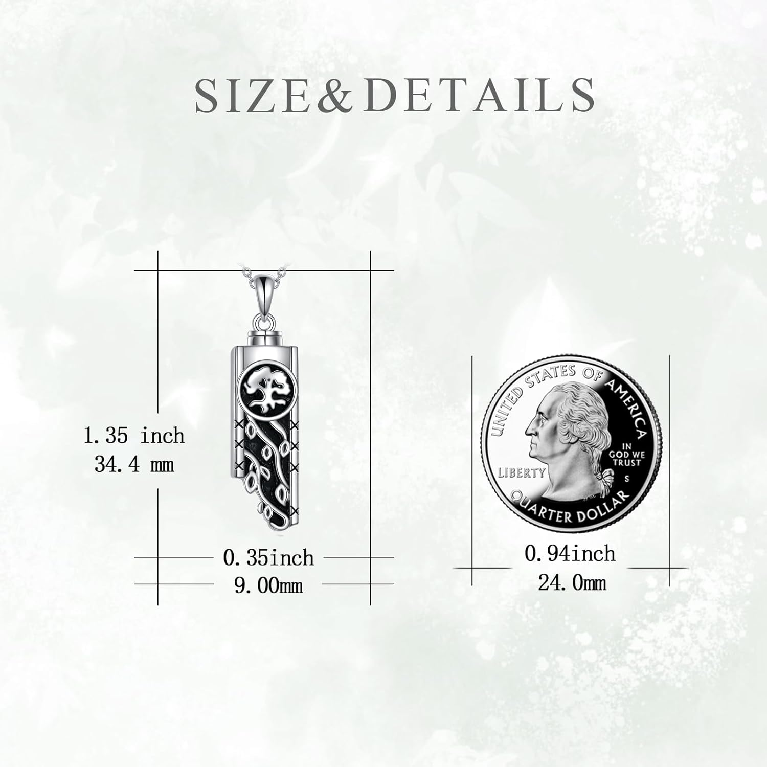 POPLYKE Music Guitar Pick Urn Necklaces for Ashes Sterling Silver Cremation Urn Necklaces Memorial Keepsake with Filling Tool