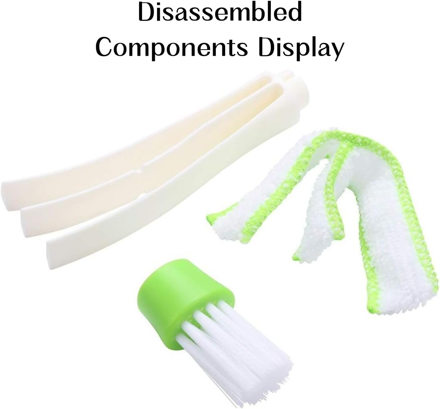 3 Pcs Car Air Outlet Mini Dust Collector, Double-Headed Car Air Conditioner Cleaning Brush, Interior Dust Removal Brush, Fan Cleaning Tool, Suitable for Car Interior, Keyboard, Blinds image number 3