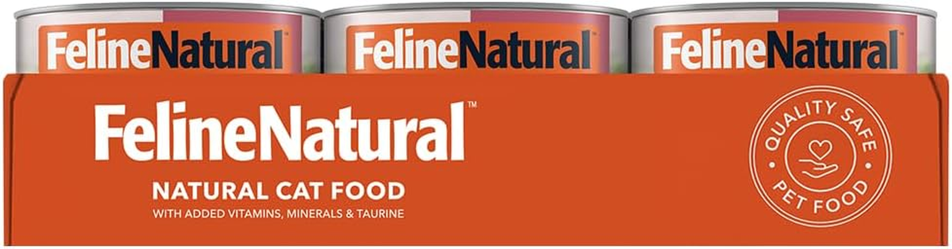 Feline Natural Bpa-Free & Gelatin-Free Canned Cat Food 170G 12 Pack (Chicken & Venison)