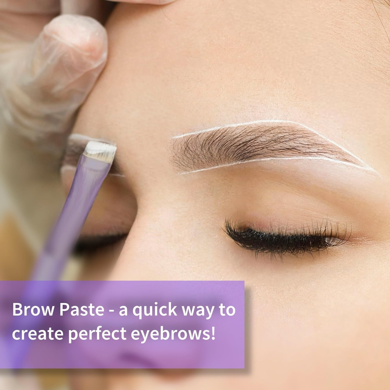 Eyebrow White Mapping Paste [Large 15G Bottle] Brow Mapping Paste, Eyebrow Contour for Microblading and PMU Supplies, Brow Design, Draw or Sketch the Shape image number 4