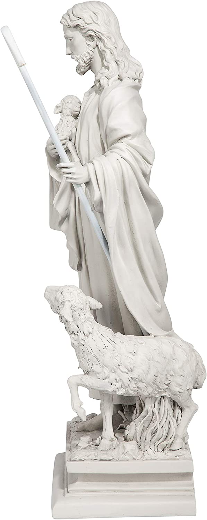 Jesus the Good Shepherd Garden Statue Size: Large image number 2