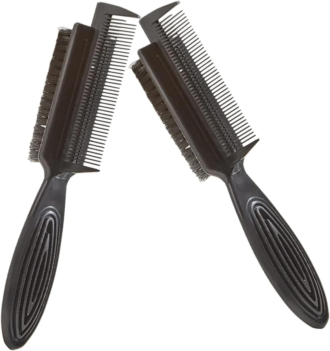 Healvian 10Pcs Hairbrushes Brush for Slicking Hair Back Teasing Brush Parting Comb Cleaning Tool for Home Salon image number 3