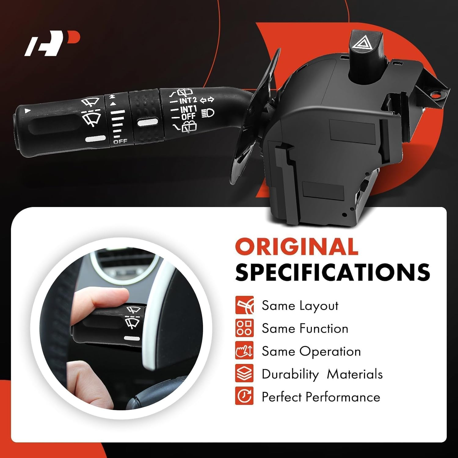 A-Premium Turn Signal Switch Windshield Wiper Washer Multi-Function Lever Compatible with Ford Expedition 2003-2006, Explorer 2002-2005 & Mercury Mountaineer 2002-2005, Replace# 2L2Z13K359AAB, CBS1172 image number 4