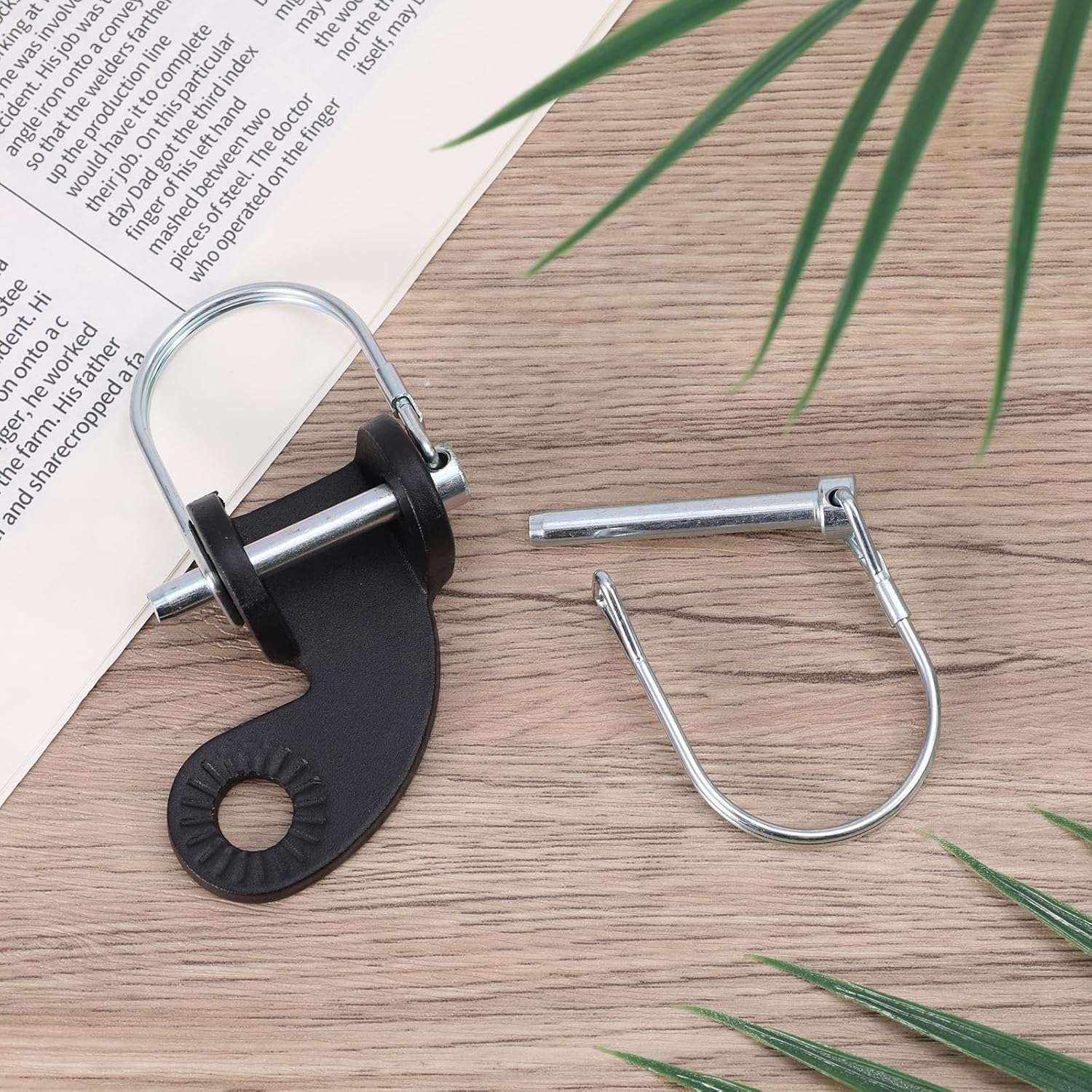 Bike Trailer Hitch Coupler Adapter, Steel Bicycle Trailer Attachment Compatible with Burley Bee & Older Models, Fits Disc Brake Connector for Kids Pets Dogs Cargo image number 6