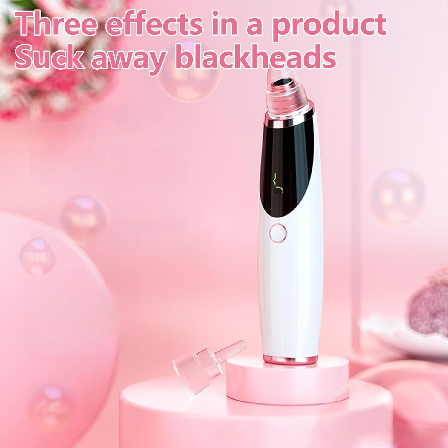 Pore Sucker | Rechargeable Pore Suction Remover with 5 Suction Heads - Vacuum Deep Cleaning Extraction Tool with 3 Adjustment Modes Pimple Cleaner for Nose Home Daily image number 1