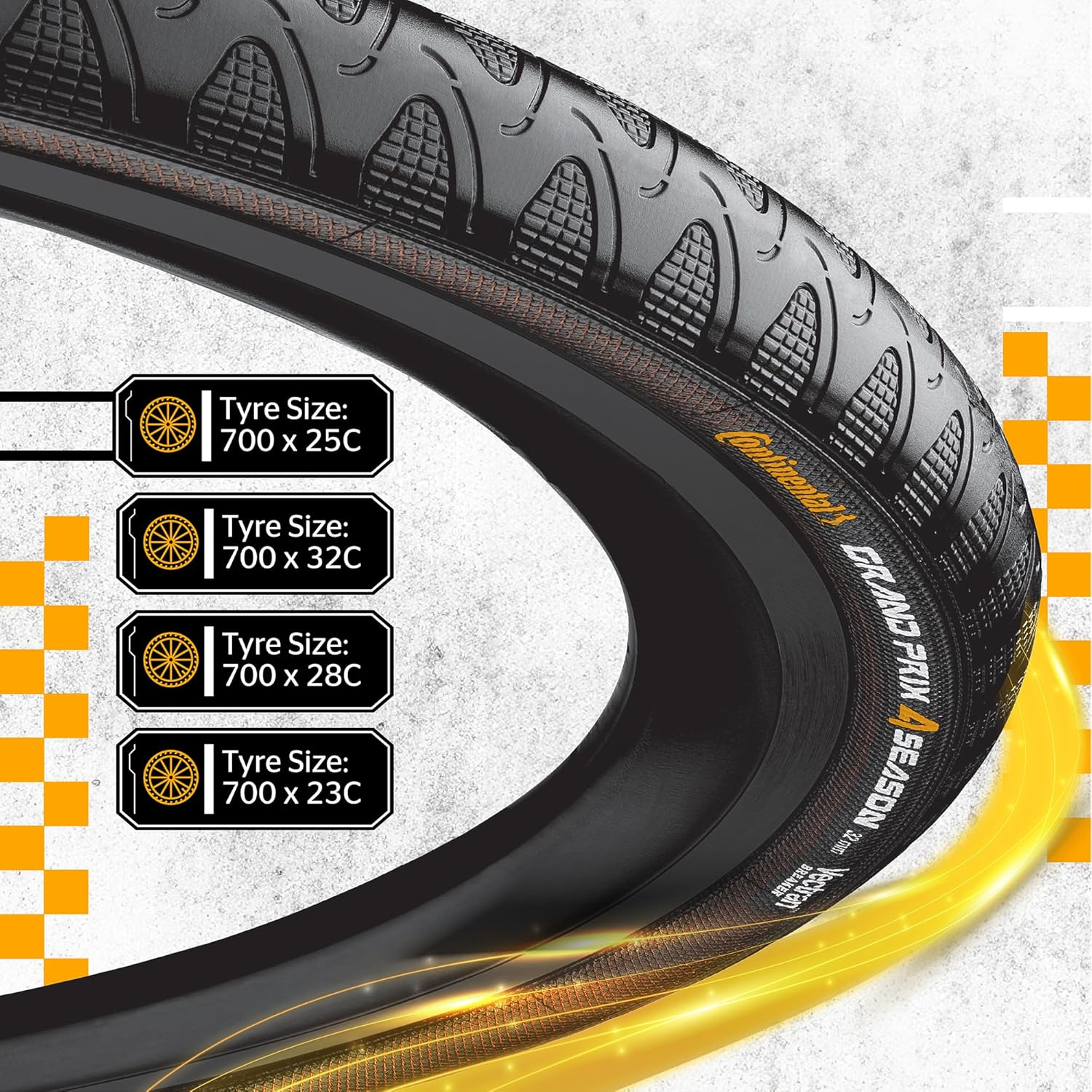 Continental 28" Road Bike Tyre Tyre Grand Prix 4-Season image number 5