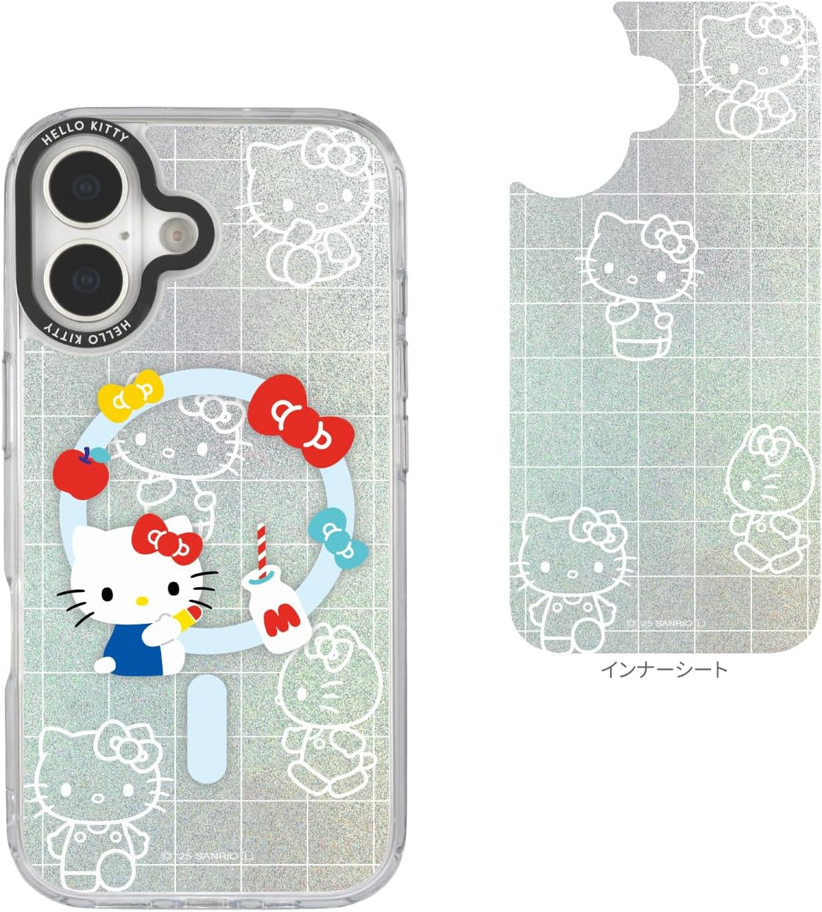 Gourmandies Sanrio Characters Camera Frame Iphone 17 Magsafe Compatible Case Hello Kitty SANG-590KT - Chromi image number 2