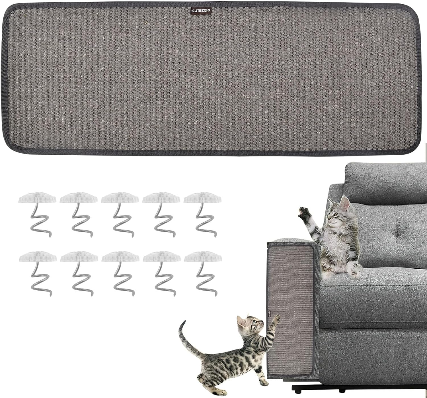 Cat Scratch Protection Cat Scratching Mat Sisal Cat Scratching Mat Scratching Mat for Cats image number 5