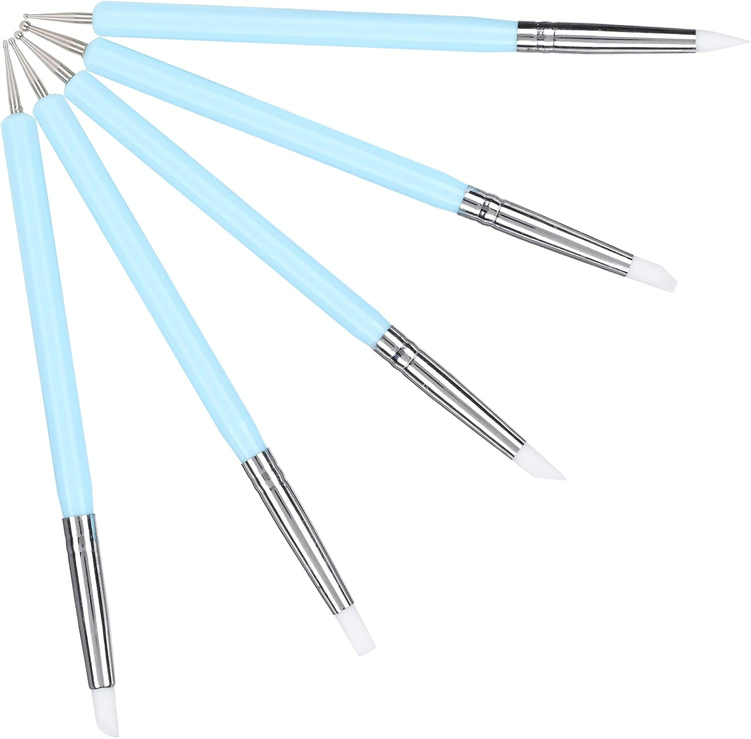 RIZGHWOY Tonkulptursstift Long -Term Dating Tools for Clay Sculptures, Nail Art and Art Projects, 5 Pieces image number 5