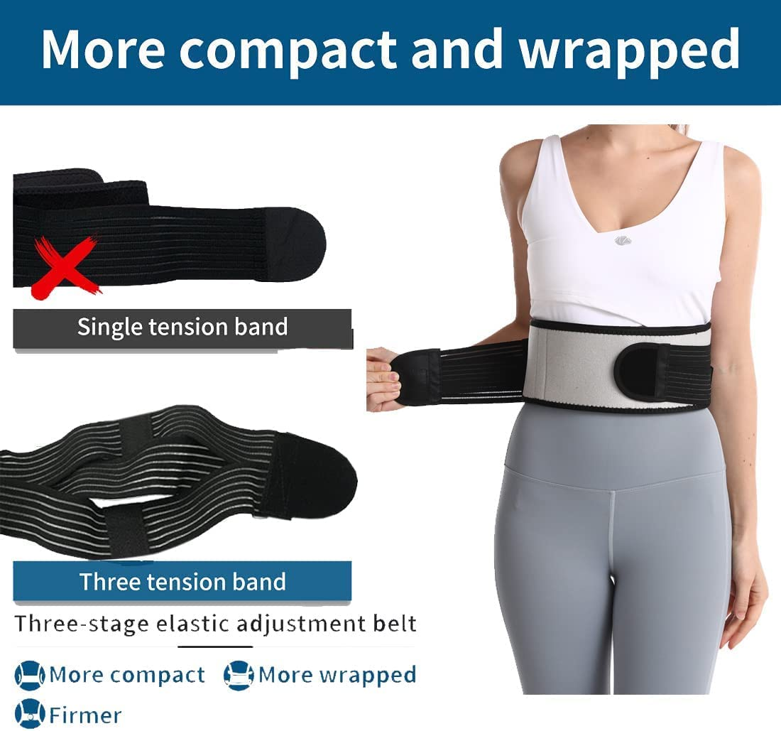 HEERTEE Sacroiliac SI Hip Belt for Women and Men That Alleviate Sciatic, Pelvic, Lower Back and Lumber Pain, Stabilize SI Joint | Trochanter Belt | Anti-Slip and Pilling-Resistant (Plus(Fits Hip Size 46"-55")) image number 4
