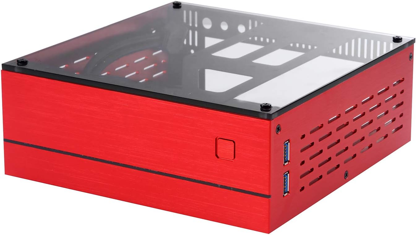 Goodisory A01 Aluminum Mini-Itx HTPC Desktop Computer Chassis (Sliver Aluminum)