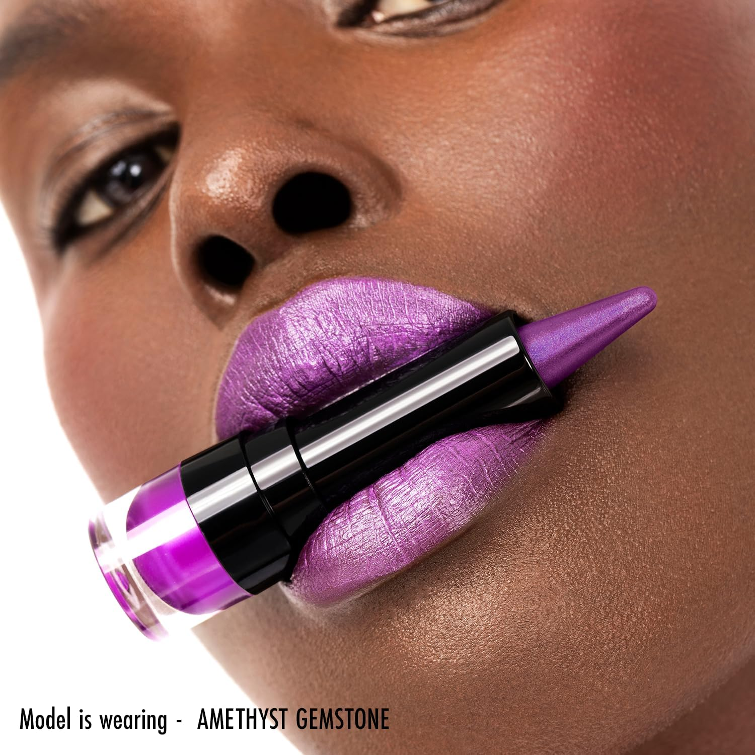 Black Radiance Metalicious Lip Sculptor Amethyst Gemstone (Light Purple) image number 2