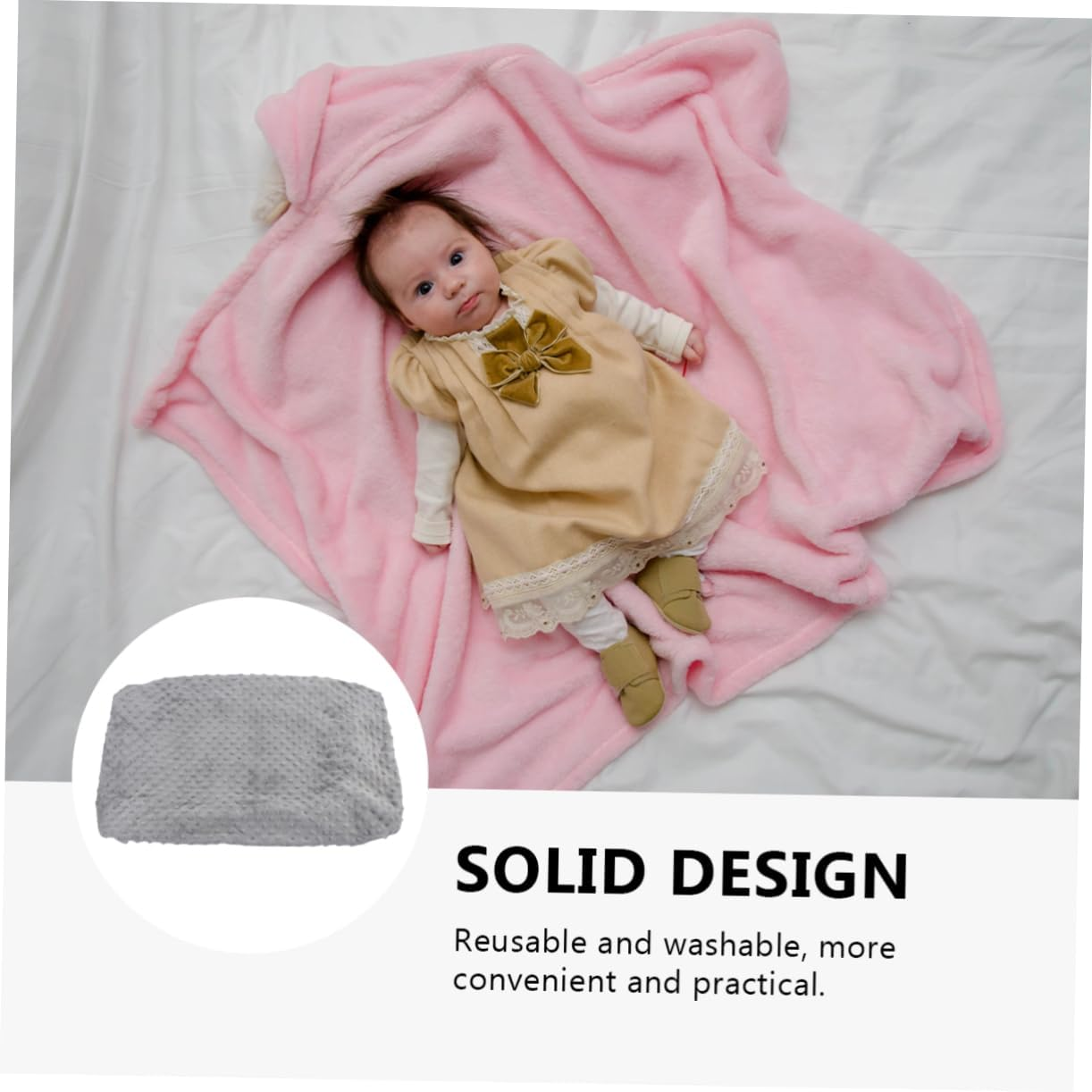 ERINGOGO Breathable Baby Changing Pad Cover Gray, Soft Diaper Change Mat Sheet Replacement for Infant Changing Tables, Washable Non-Padded Baby Cover for Newborns image number 4