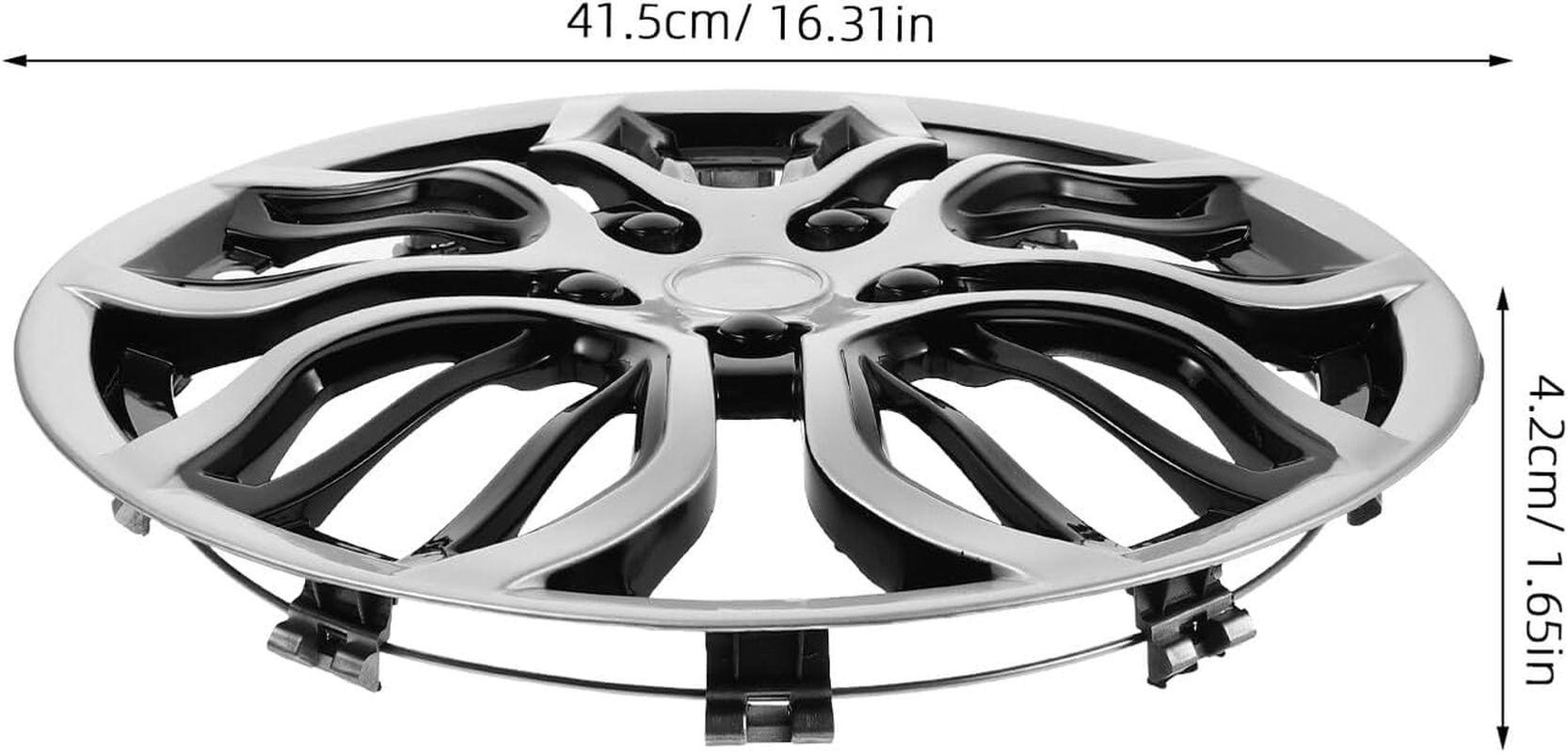 Cabilock Automotive Wheel Hub Cap Cover Trailer Wheel Rim Cover Hubcaps Replacement Fits Materials image number 2