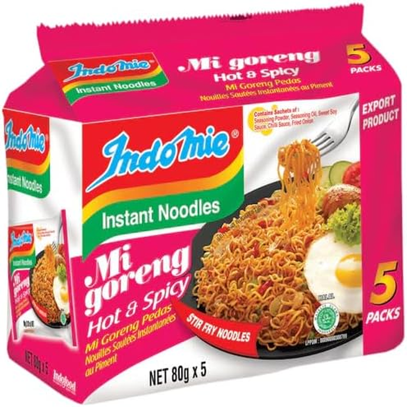 Indomie Mi Goreng Hot and Spicy Flavour Instant Noodle 80G X 40 Packs image number 1