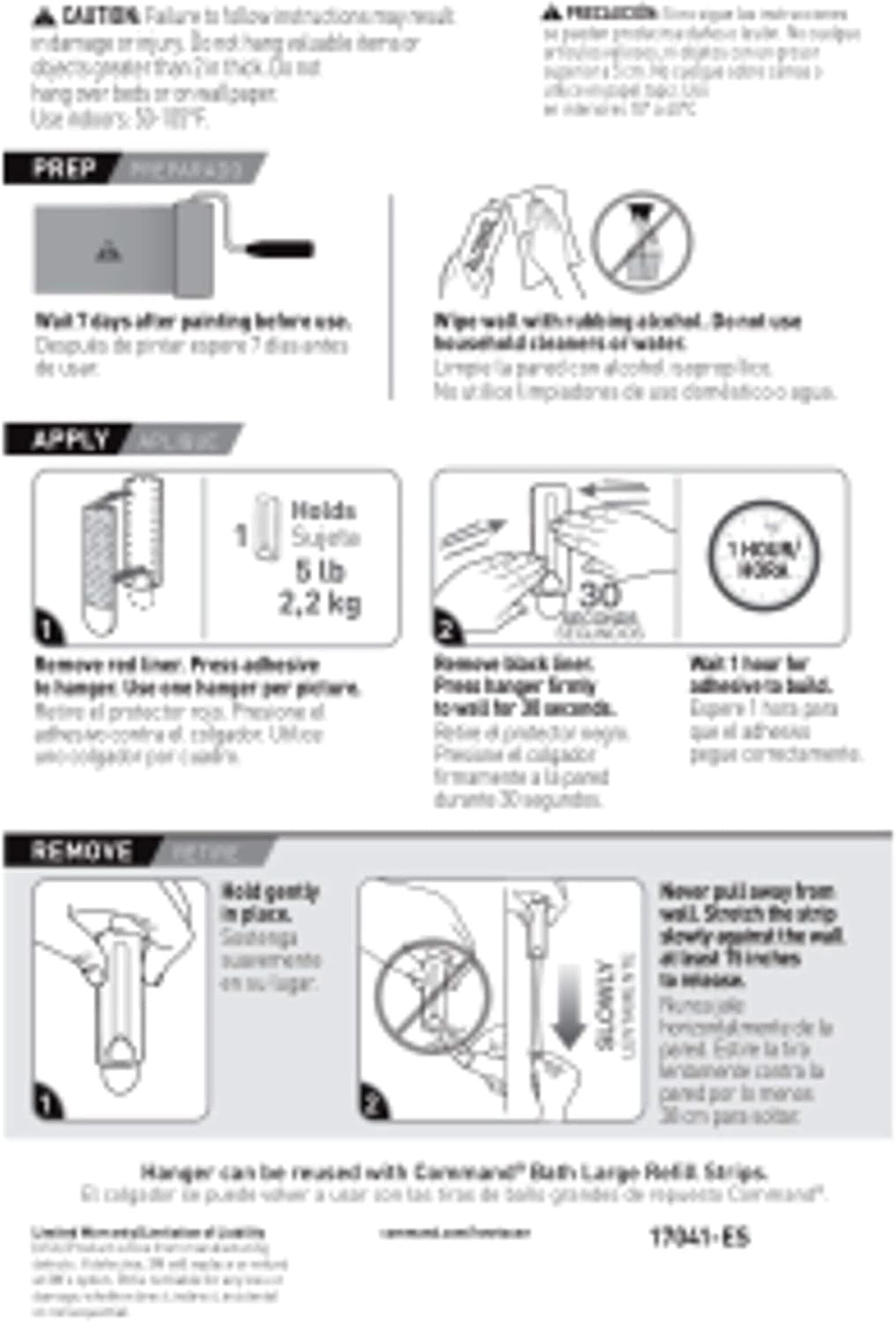 Command Wire Back Picture Hanger Value Pack, White, 3-Hangers (17043-ES)