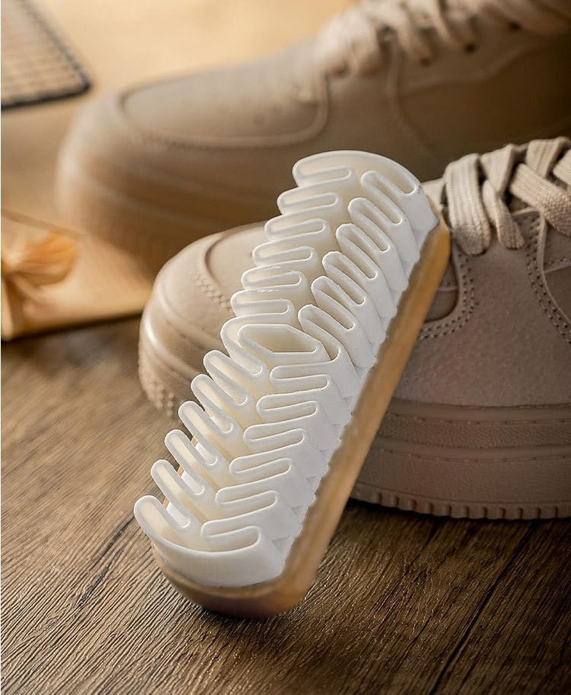 Soft Rubber Suede Shoe Brush Kit for Efficient Cleaning Gentle Eraser Design for Leather Shine Portable Versatile Brush for Suede Shoes Boots Handbags and Furniture (Orange, One Size) image number 5