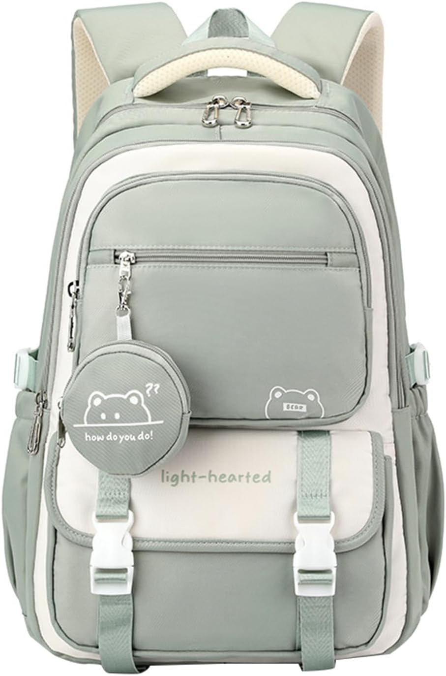 Sellerfun High-Capacity Stylish School Backpack for Middle School Girls Casual Daypack for School Trip Outdoor