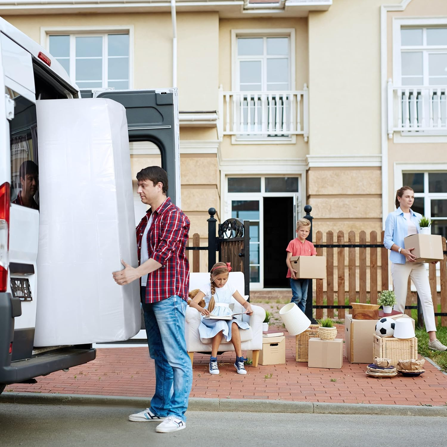 Utopia Home Mattress Bag for Moving Queen Size (Pack of 1), 4 Mil Thick Mattress Storage Bag, Plastic Mattress Cover, Fits Mattresses up to 14 Inches image number 2