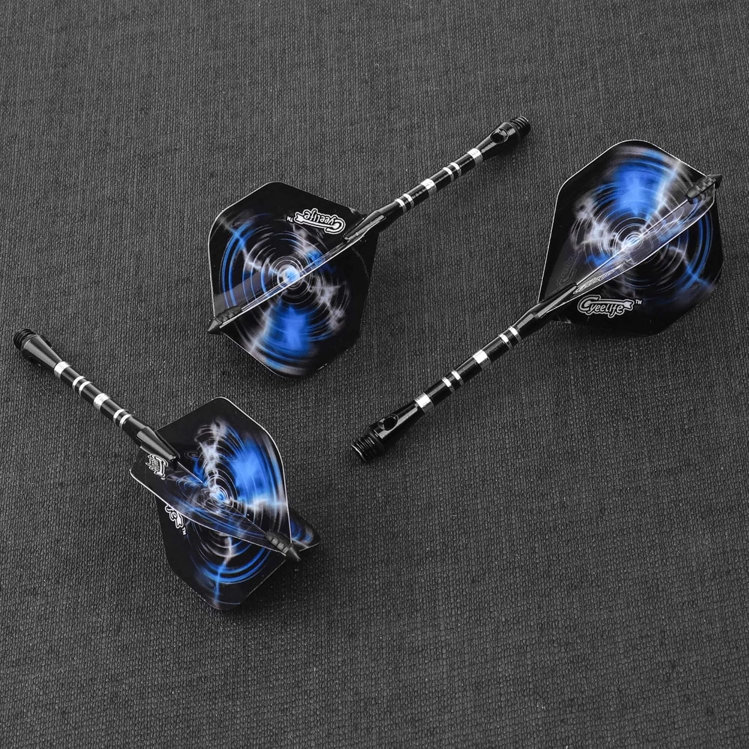 Cyeelife-Professional Steel Tip Darts 24G+Aluminium Shafts+Sharpener+Dart Tool+12 Flights image number 3