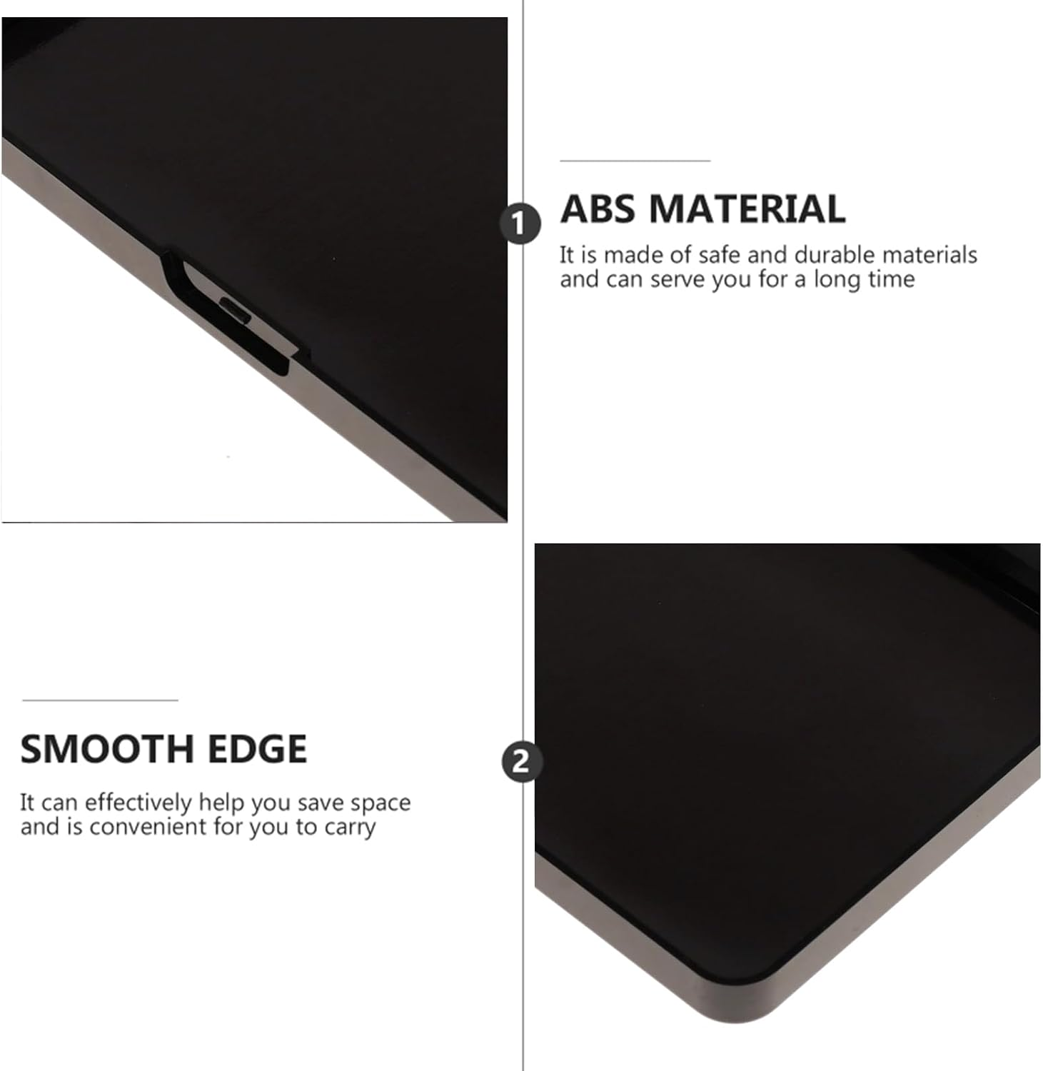 Wowled Magnetic Makeup Palette, Empty Eyeshadow Blush Highlighter Cosmetics Case Holder Tray (Black (Clear Lid), 14X10Cm - Palette Only) image number 4