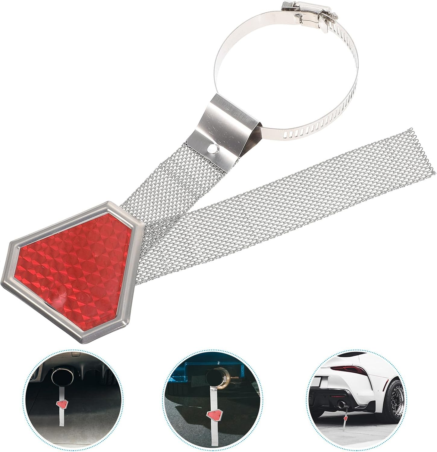 Mobestech Car anti Static Ground Strap anti Static Strip Sturdy Metal Universal Fit Vehicle Truck Suv Earth Wire Driving Safety image number 2