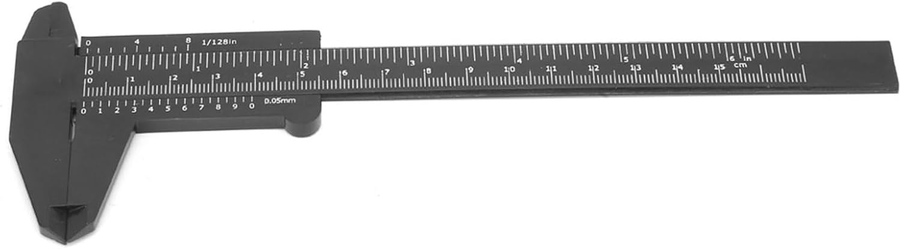 Vernier Caliper, 150Mm Double Ruler Portable Scale for Antique Measuring for School for Jewelry Measuring for Exhibition Gifts (Black) image number 5