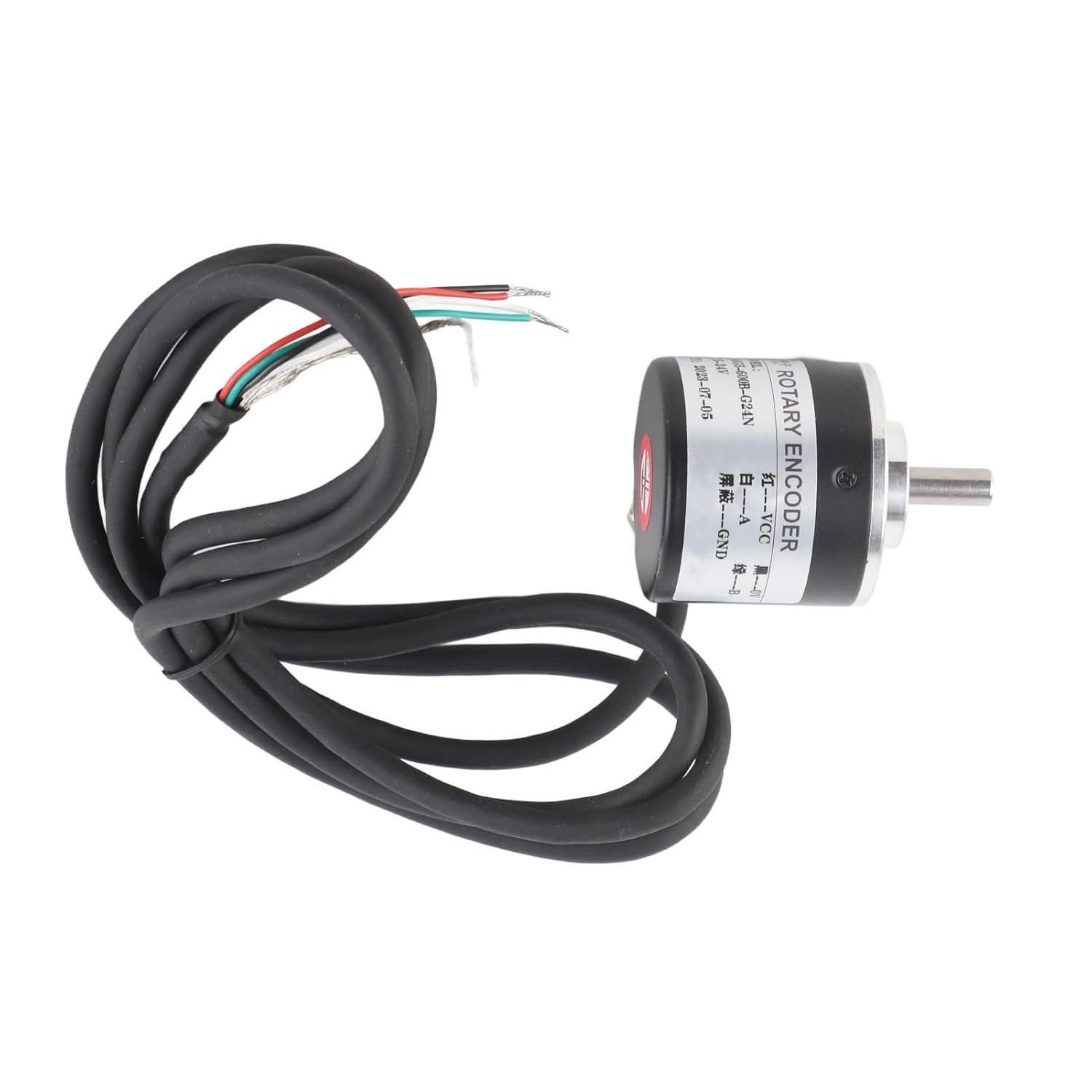 Cryfokt Durable Magnetoelectric Encoder 600P/R 5V-24V AB 2 Phase, 6Mm Shaft, for Fixed Length Automatic Leather Guillotine Machines image number 5