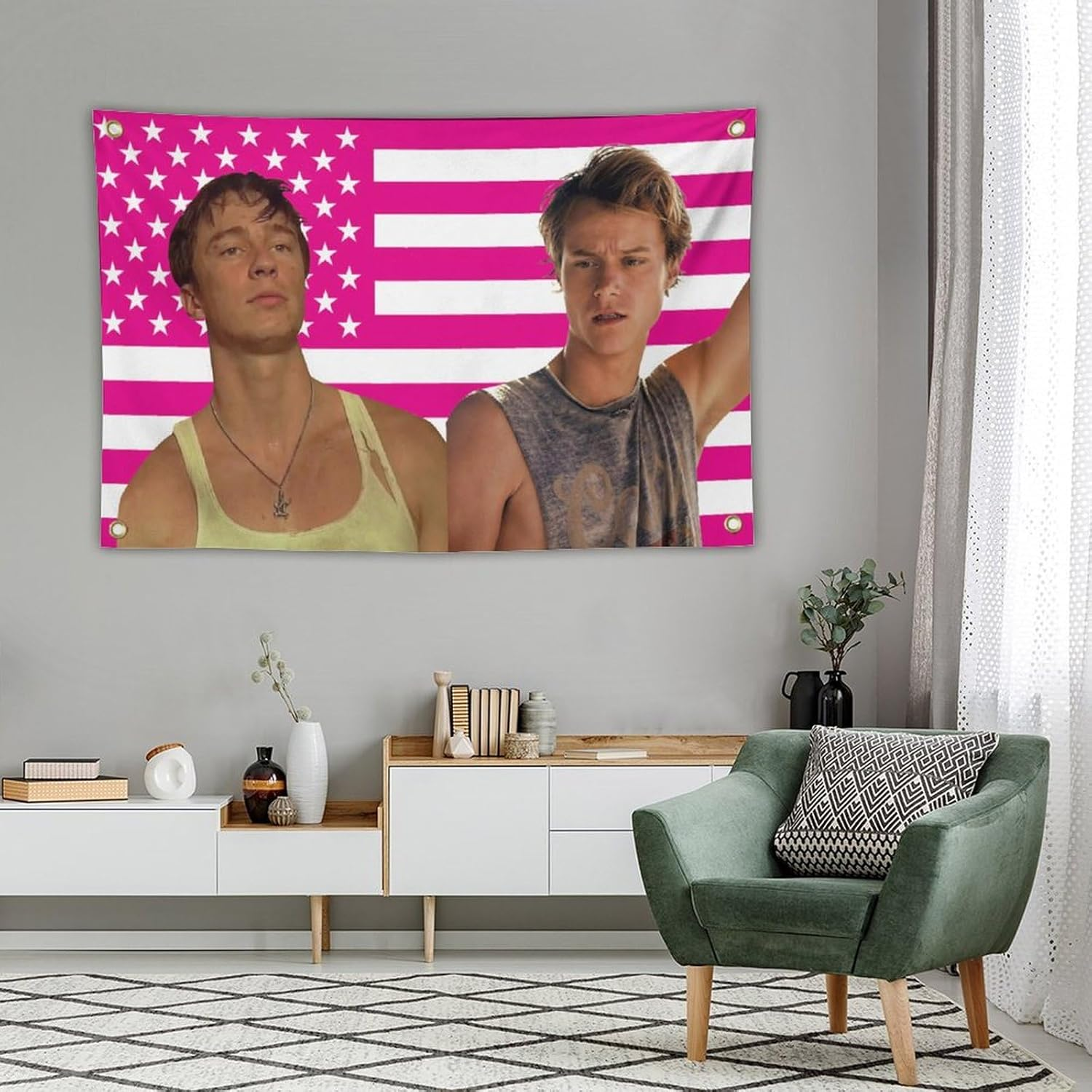 JJ Maybank Flag 3X5 Ft with Four Brass Grommets Funny Flag Decoration JJ Maybank Merch for College Bedroom Room Dorm Wall Party Rafe Cameron Poster Tapestry image number 2