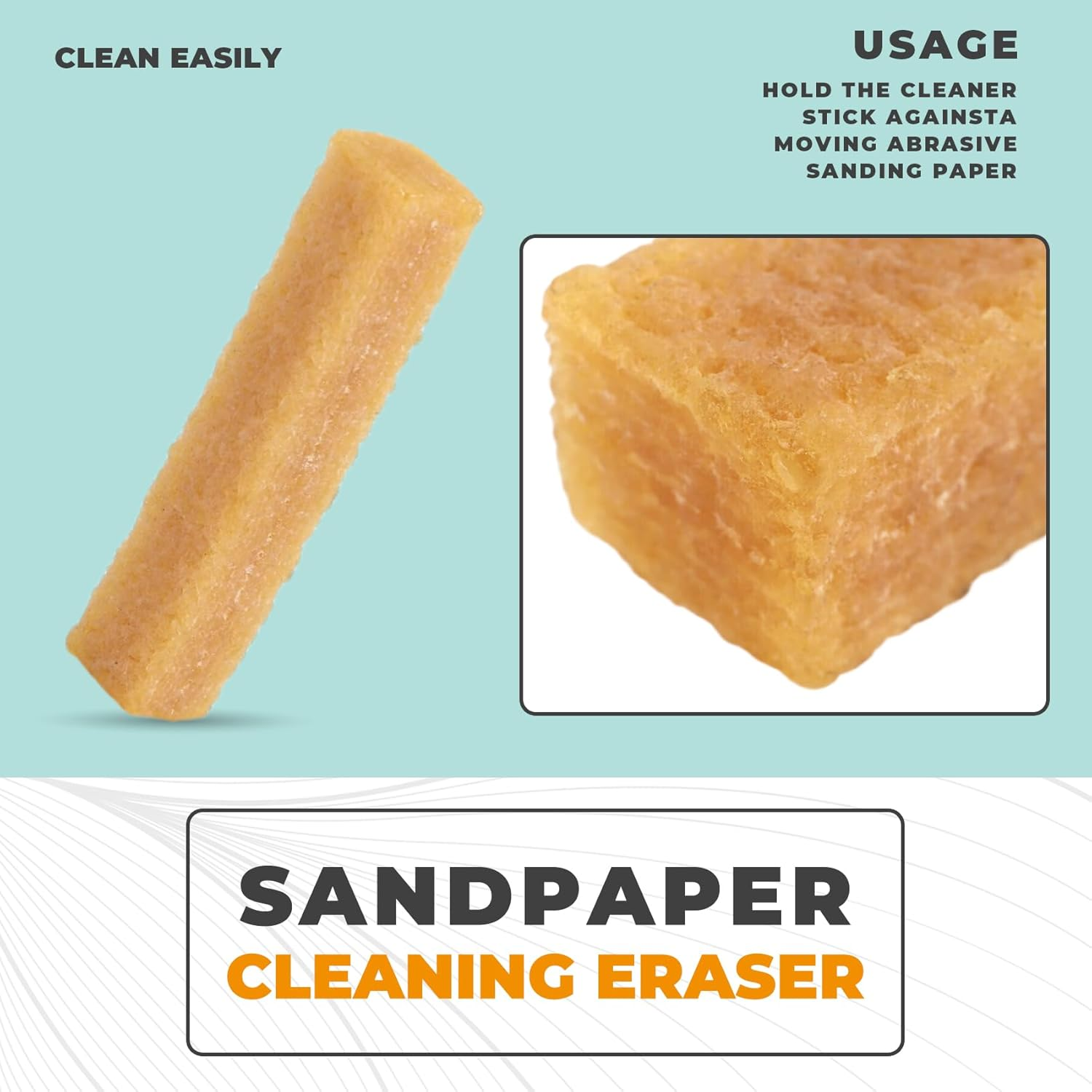 Abrasive Cleaning Glue Stick Sanding Belt Band Drum Cleaner Sandpaper Cleaning Eraser for Belt Disc Sander C image number 4