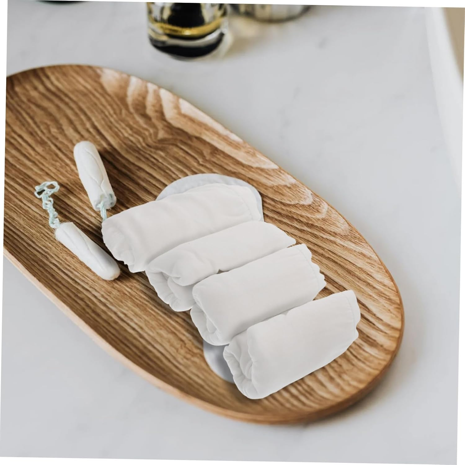 Abaodam 4Pcs Disposable Maternity Underwear XXL Breathable Supple Postpartum Pants for Pregnant Women Travel Menstrual Use White image number 4