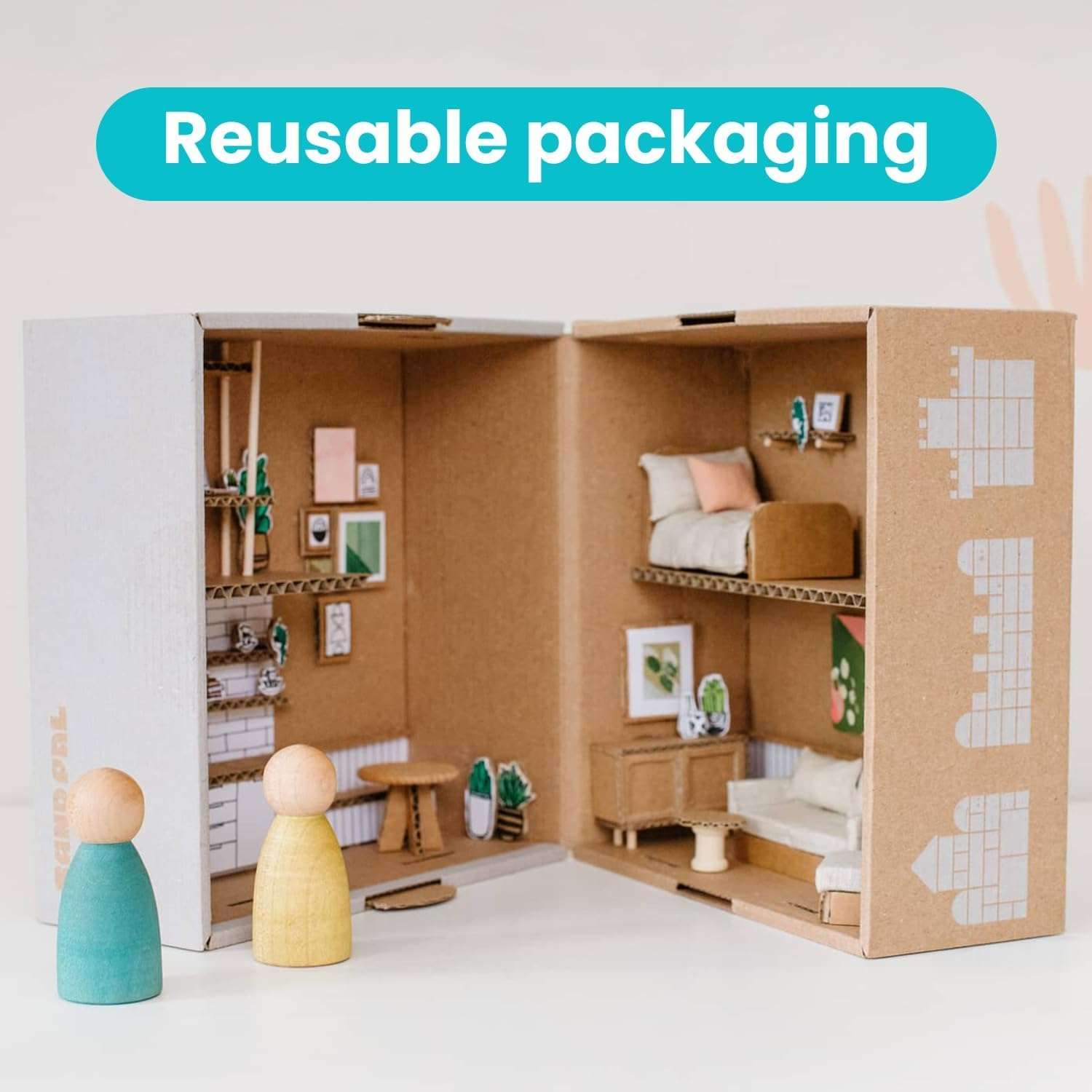 Sand Pal Beach Toys for Kids - 9 Pieces Travel-Friendly Snow Toys for Kids Ages 3-12 - Outdoor & Indoor Play Sandbox Toy Set - Sand/Snow Castle Building Molds & Tools Kit for Adults with Mesh Bag image number 4