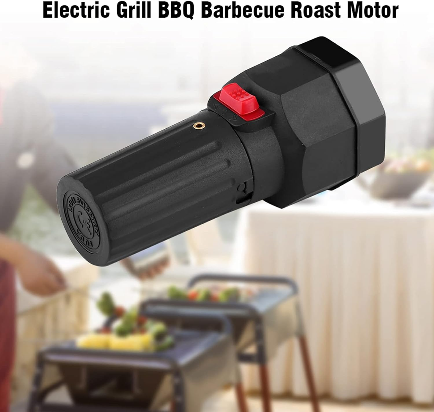 1.5V Barbecue Motor, Electric Grill Roasting Rotisserie Grill Motor, BBQ Rotisserie Motor, with USB Cable (Battery Not Included) image number 4