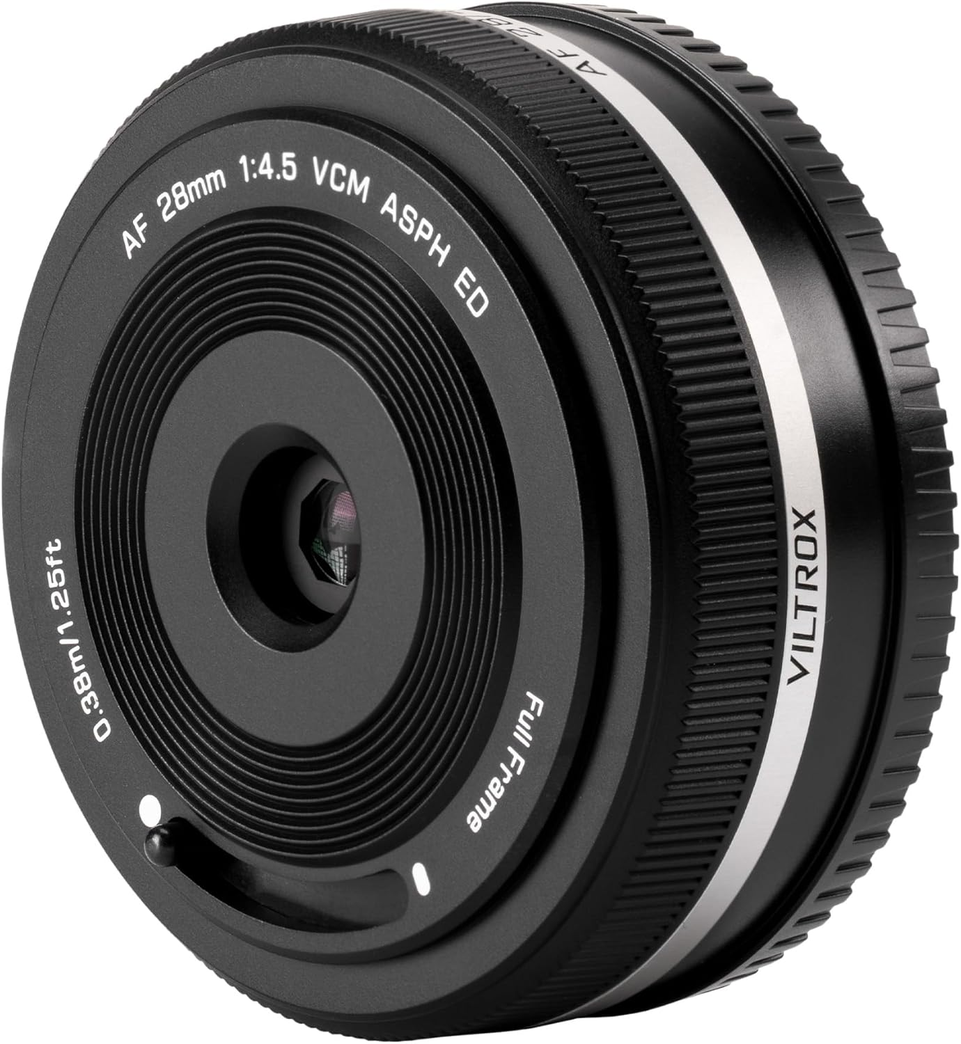 VILTROX 28Mm F4.5 Pancake Lens for Sony E, Auto Focus Chips-Size Full Frame Wide Angle Lens Compatible with Sony E Mount Cameras A7Cr A7Cii A7C A6700 Zv-E100 A6600 A6400 A7Iv A7Iii image number 3